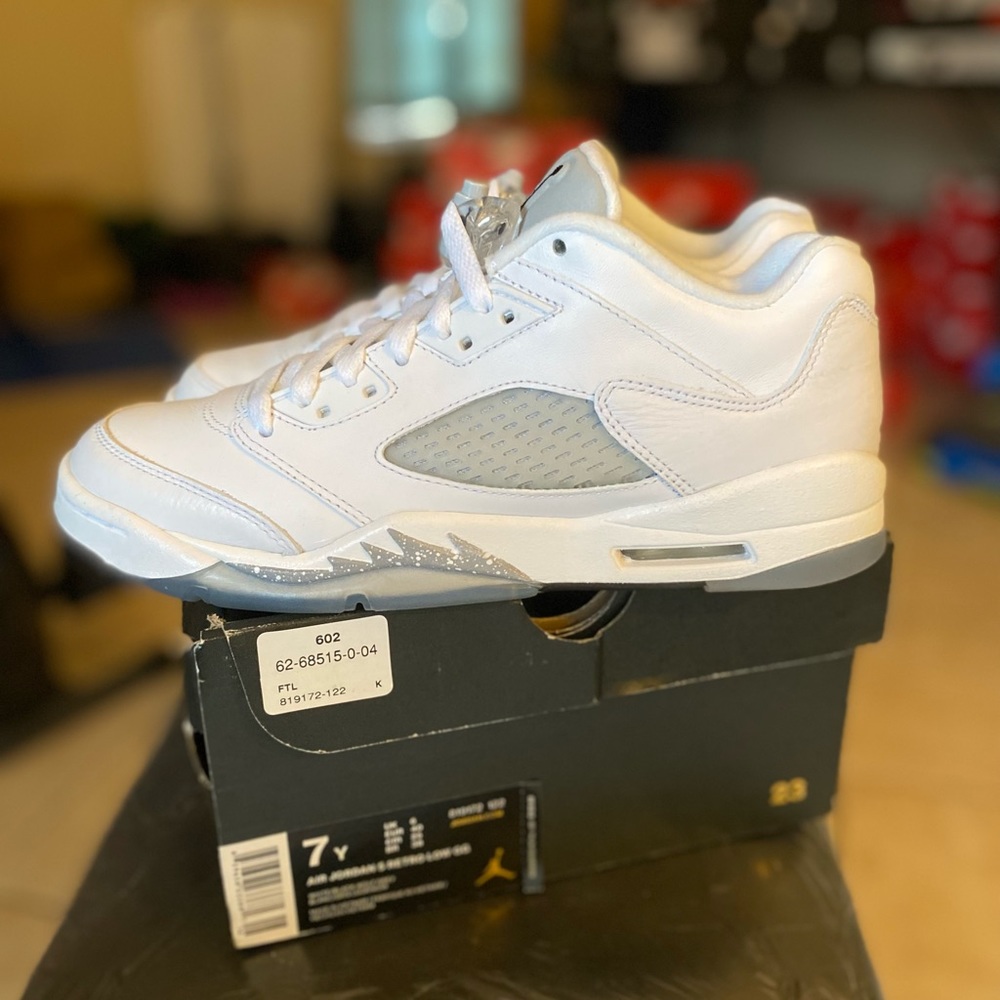 Air Jordan 5 Low - White/Wolf Grey 819172-122